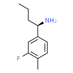 (1R)-1-(3-FLUORO-4-METHYLPHENYL)BUTYLAMINE结构式
