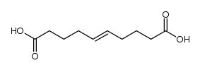 (E)-1,10-dec-5-enedioic acid结构式