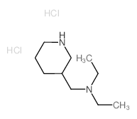 N-Ethyl-N-(3-piperidinylmethyl)-1-ethanamine dihydrochloride Structure