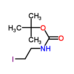 tert-Butyl (2-iodoethyl)carbamate structure