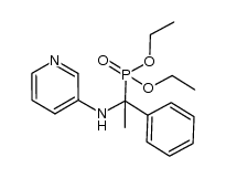 diethyl [1-phenyl-1-(3-pyridylamino)ethyl]phosphonate结构式