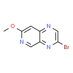 3-Bromo-7-methoxypyrido[3,4-b]pyrazine structure