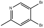 4,5-二溴-2-甲基吡啶结构式
