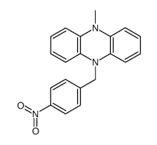 5-methyl-10-(4-nitrobenzyl)-5,10-dihydrophenazine Structure