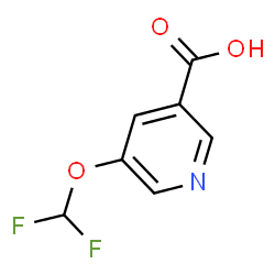 5-(Difluoromethoxy)nicotinic acid Structure