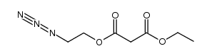 2-azidoethyl ethyl malonate Structure