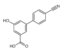 3-(4-cyanophenyl)-5-hydroxybenzoic acid Structure