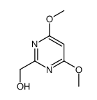 2-pyrimidinemethanol,4,6-dimethoxy- Structure