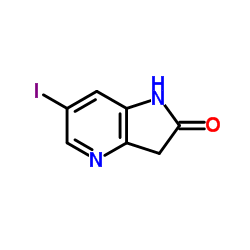 6-Iodo-1,3-dihydro-2H-pyrrolo[3,2-b]pyridin-2-one Structure