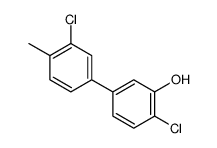 2-chloro-5-(3-chloro-4-methylphenyl)phenol Structure