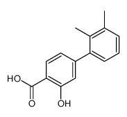 4-(2,3-dimethylphenyl)-2-hydroxybenzoic acid结构式