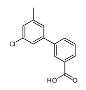 3-(3-chloro-5-methylphenyl)benzoic acid Structure