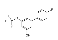 3-(4-fluoro-3-methylphenyl)-5-(trifluoromethoxy)phenol结构式