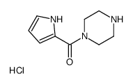 piperazin-1-yl(1H-pyrrol-2-yl)methanone,hydrochloride结构式