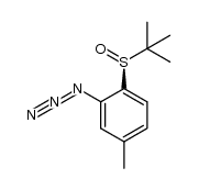 1-(tert-butylsulfinyl)-2-azido-4-methylbenzene结构式