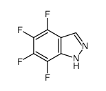 4,5,6,7-tetrafluoro-1H-indazole结构式