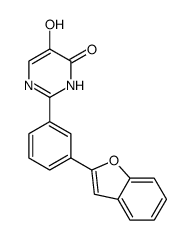 2-[3-(1-benzofuran-2-yl)phenyl]-5-hydroxypyrimidin-4(3H)-one结构式