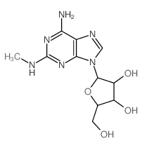 2-Methylaminoadenosine结构式