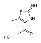 1-(2-amino-5-methyl-1,3-thiazol-4-yl)ethanone,hydrochloride Structure