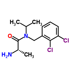N-(2,3-Dichlorobenzyl)-N-isopropyl-L-alaninamide结构式
