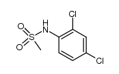 methanesulfonic acid-(2,4-dichloro-anilide) Structure