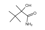 2-hydroxy-2,3,3-trimethyl-butyric acid amide Structure