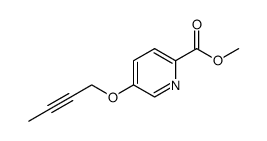 methyl 5-(but-2-yn-1-yloxy)picolinate Structure