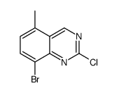 8-Bromo-2-chloro-5-methylquinazoline Structure