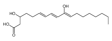 3,10-dihydroxyoctadeca-6,8,10-trienoic acid结构式