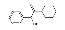 2-cyclohexyl-1-phenylprop-2-en-1-ol结构式