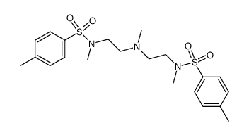 1,4,7-trimethyl-1,7-bis(p-tolylsulfonyl)-1,4,7-triazaheptane Structure