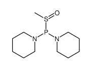 methylsulfinyl-di(piperidin-1-yl)phosphane结构式