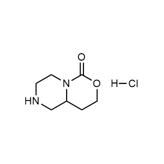 Octahydropiperazino[1,2-c][1,3]oxazin-6-one hydrochloride Structure