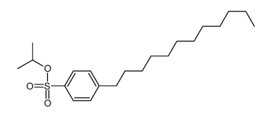 propan-2-yl 4-dodecylbenzenesulfonate结构式