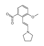 1-[(E)-2-(2-methoxy-6-nitrophenyl)vinyl]pyrrolidine Structure