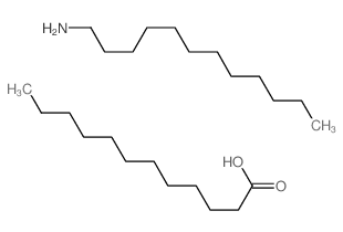 dodecan-1-amine; dodecanoic acid Structure