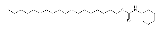 N-cyclohexylselenocarbamate of octadecanol结构式