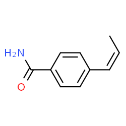 Benzamide, 4-(1-propenyl)-, (Z)- (9CI) structure