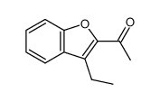 1-(3-ethyl-2-benzofuranyl)-ethanon结构式