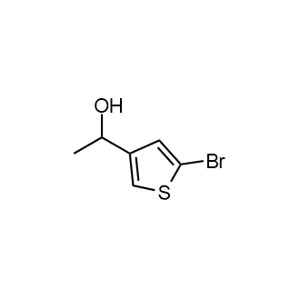 1-(5-溴噻吩-3-基)乙醇结构式