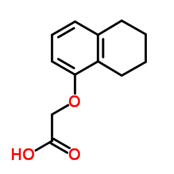 (5,6,7,8-TETRAHYDRO-NAPHTHALEN-1-YLOXY)-ACETIC ACID Structure