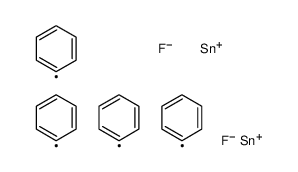fluoro-[[fluoro(diphenyl)stannyl]methyl]-diphenylstannane Structure