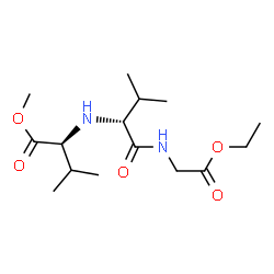 Glycine, N-[N-[1-(methoxycarbonyl)-2-methylpropyl]-D-valyl]-, ethyl ester, (S)- (9CI)结构式