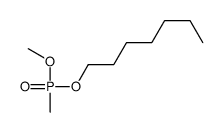 Heptyl methyl methylphosphonate Structure