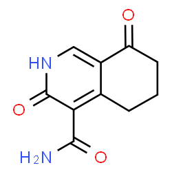 3,8-Dioxo-2,3,5,6,7,8-hexahydro-4-isoquinolinecarboxamide结构式