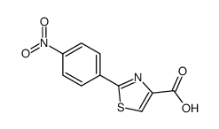 2-(4-Nitrophenyl)thiazole-4-carboxylic acid structure