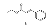 ethyl α-cyano-β-methylcinnamate Structure