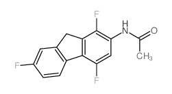 N-(1,4,7-trifluoro-9H-fluoren-2-yl)acetamide Structure