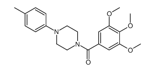 1-(p-Tolyl)-4-(3,4,5-trimethoxybenzoyl)piperazine Structure