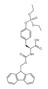 Fmoc-L-Tyr(PO(OEt)2)-OH Structure